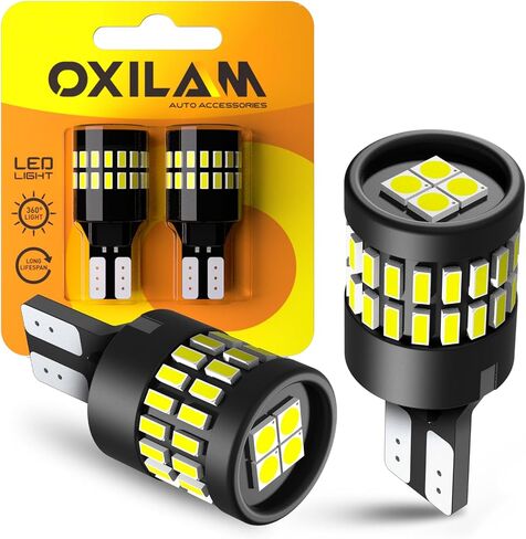OXILAM 912 921 LED Bulbs for Backup Reverse Light Bulbs, W16W T15 LED Bulb Direct Back Up Replacement Bulb, Pack of 2 in Saudi Arabia
