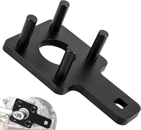 Bonbo Crankshaft Wrench Crankshaft Holding Tool Fixing Tool for crankshaft Pulley Crankshaft Vibration Harmonic Damper Holder Tool 10198A for VW Routan Dodge Chrysler Ram 3.6L 3.2L 3.0L Engine in Saudi Arabia