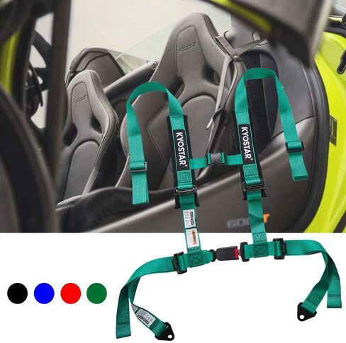 5 Point Racing Harness Seat Belt with 2 Inch Padding Heavy Duty Shoulder Seat Belt with Carbon Locks for Go Kart UTV & ATV in Kuwait