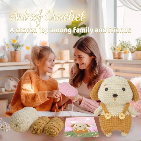 litlamigu Learn to Crochet Kit - Cat Amigurumi Crochet Animals Kit for Adults and Kids! Beginner Starter Crochet Kit, Step-by-Step Video Tutorials, 60%+ Soft Yarn, Keychain, Accessories in Saudi Arabia