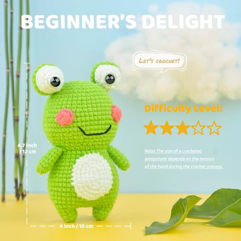 litlamigu Learn to Crochet Kit - Cat Amigurumi Crochet Animals Kit for Adults and Kids! Beginner Starter Crochet Kit, Step-by-Step Video Tutorials, 60%+ Soft Yarn, Keychain, Accessories in Saudi Arabia