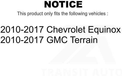 Front To Frame Suspension Stabilizer Bar Bushing Kit TOR-K200334 For 2010-2017 Chevrolet Equinox GMC Terrain in Saudi Arabia