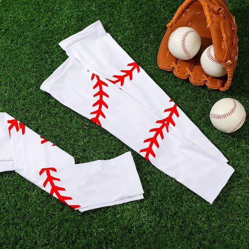 Shihanee 8 Pair Sports Event Arm Sleeves, Baseball Arm Sleeves, Basketball Arm Sleeves, Football Arm Sleeves for Sports in Saudi Arabia