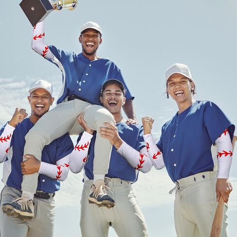 Shihanee 8 Pair Sports Event Arm Sleeves, Baseball Arm Sleeves, Basketball Arm Sleeves, Football Arm Sleeves for Sports in Saudi Arabia