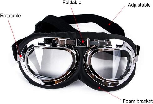SEIS Dog Windproof Glasses Large Dog Sunglasses Pet Folding Winter Windproof Sunglasses Sled Dog Goggles (Colorful+ White) in Saudi Arabia