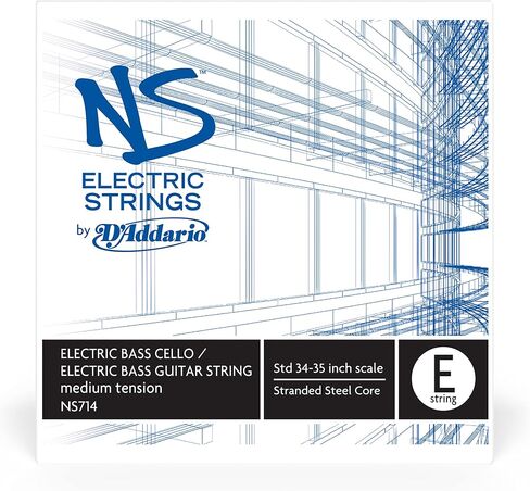 D'Addario NS Electric Bass/Cello Single A String, 4/4 Scale, Medium Tension in Saudi Arabia