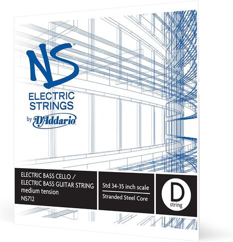 D'Addario NS Electric Bass/Cello Single A String, 4/4 Scale, Medium Tension in Saudi Arabia