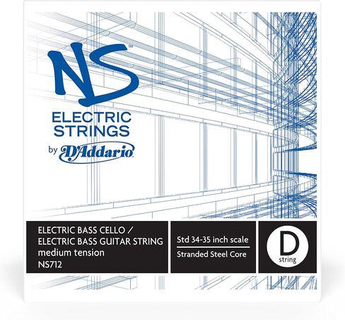 D'Addario NS Electric Bass/Cello Single A String, 4/4 Scale, Medium Tension in Saudi Arabia