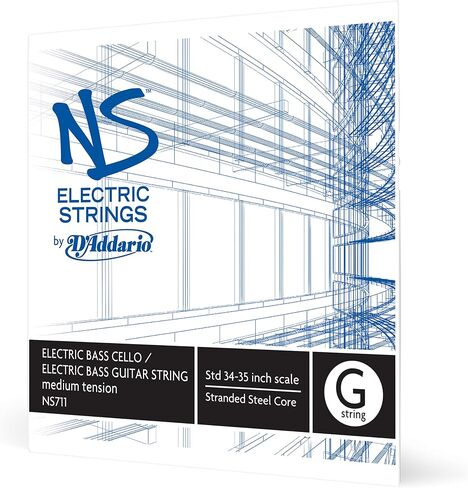 D'Addario NS Electric Bass/Cello Single A String, 4/4 Scale, Medium Tension in Saudi Arabia