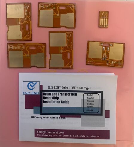 Super Easy Series Belt Reset Sticker Chip for OKI C560 C6100 C6050 C6000 C5950 C5900 C5850 C5800 C5750 C5700 C5650 C5600 C5550 C5500 in Saudi Arabia