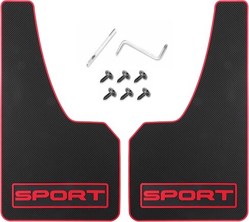 2 Pcs Car Mud Flaps Soft Rubber Mud Flap for Car Splash Guards Mud Guard Car Safety Warning Reflective Mud Flaps No Collision for Universal Car (Arrow Sign) in Saudi Arabia