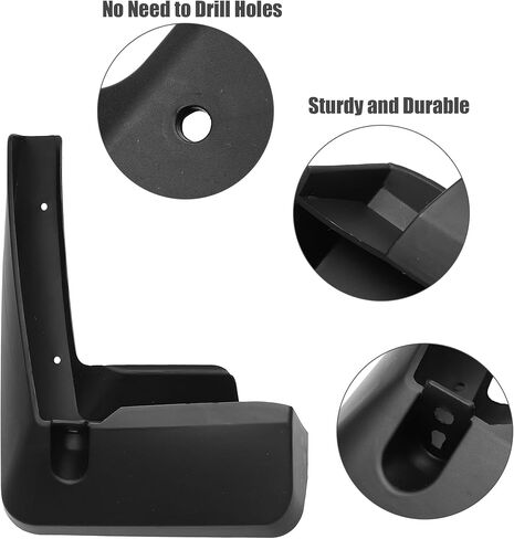 ACROPIX Front and Rear Mud Flaps Splash Guards Fit for Toyota Corolla Sedan 1.8L 2.0L 2020-2023 - Pack of 4 Black in Saudi Arabia