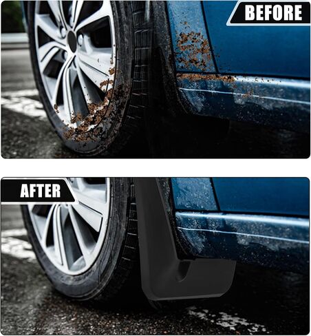 ACROPIX Front and Rear Mud Flaps Splash Guards Fit for Toyota Corolla Sedan 1.8L 2.0L 2020-2023 - Pack of 4 Black in Saudi Arabia