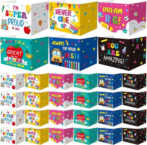 Harloon 24 Pcs Inspirational Privacy Folders for Students Classroom Desk Divider Large Corrugated Privacy Folders Study Carrel Privacy Boards for Student Testing Reduces Distraction (Stationery) in Saudi Arabia