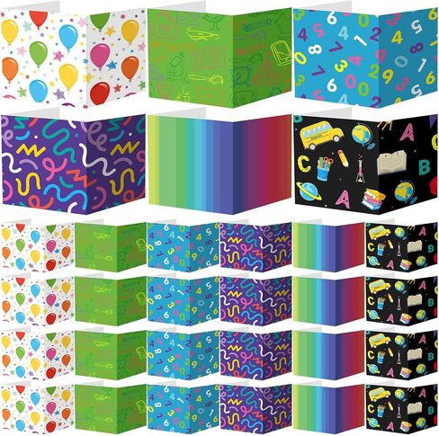 Harloon 24 Pcs Inspirational Privacy Folders for Students Classroom Desk Divider Large Corrugated Privacy Folders Study Carrel Privacy Boards for Student Testing Reduces Distraction (Stationery) in Saudi Arabia