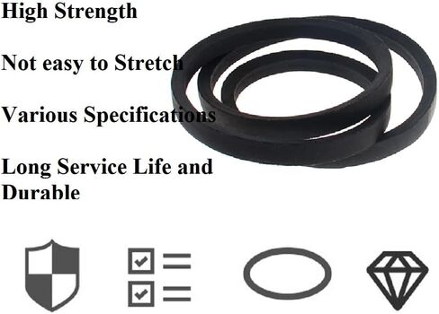 Othmro K30 Drive V Belt Inner Girth Industrial Power Rubber Transmission Belt Mower Belt Drive for Replacement Upper Transmission Triangle Rubber Lawn Industry Deck in Saudi Arabia