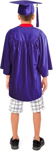 LYDTICK Shiny Preschool Kindergarten Graduation Cap and Gown for Kids With 2024 2025 Tassels Charms in Kuwait