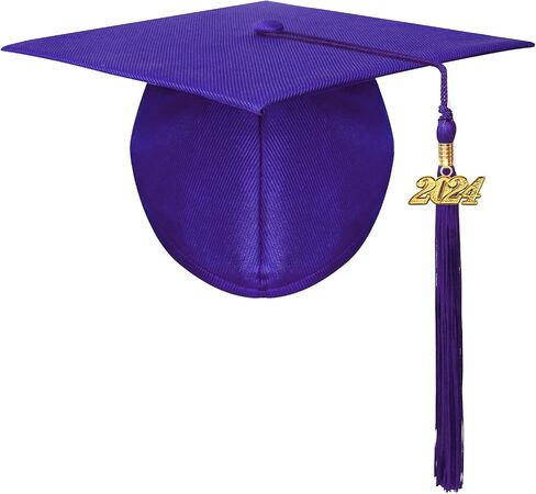 LYDTICK Shiny Preschool Kindergarten Graduation Cap and Gown for Kids With 2024 2025 Tassels Charms in Kuwait