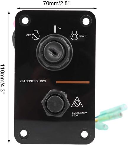 For Yamaha Outboard Key Switch Panel 12V Single Key Switch Panel Assembly for Yamaha Outboard Yacht 704-82570-12-00 Boat Switch Panel in Saudi Arabia