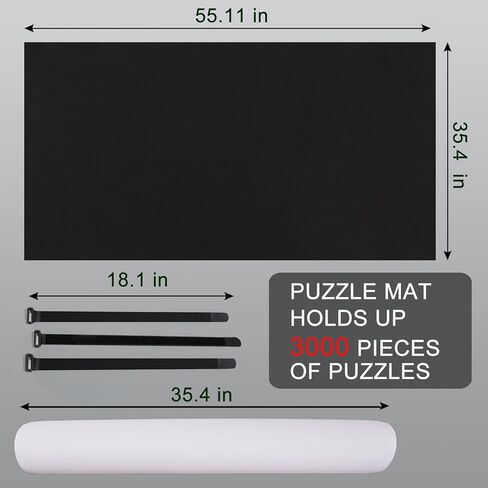 سجادة ألغاز الصور المقطوعة قابلة للطي، حافظة الحصير المحمولة 3000 2000 1500 1000 قطعة ألغاز للبالغين والأطفال هدايا هدية من Ravensburger غطاء حارس الطاولة Sotrage Tranport لوحات كبيرة دوارة مضخة أنبوبية قابلة للنفخ in Kuwait