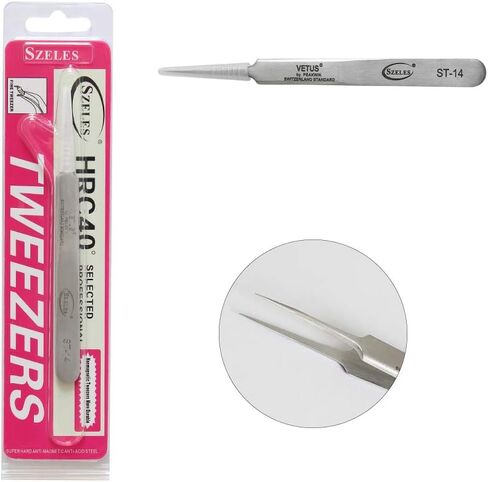 ملقط فيتوس برأس مدبب من الفولاذ المقاوم للصدأ غير مغناطيسي ST-14 in Kuwait