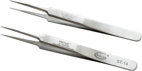 ملقط فيتوس برأس مدبب من الفولاذ المقاوم للصدأ غير مغناطيسي ST-14 in Kuwait