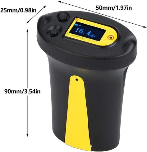 RG1100 Personal Dosimeter Electronic X Ray High Sensitivity Nuclear Radiation Detector Nuclear Radiation Detector Portable Dose Alarm Dosimeter Device with Instruction 0.10uSv/h to 10mSv/h in Saudi Arabia