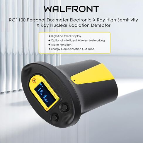 RG1100 Personal Dosimeter Electronic X Ray High Sensitivity Nuclear Radiation Detector Nuclear Radiation Detector Portable Dose Alarm Dosimeter Device with Instruction 0.10uSv/h to 10mSv/h in Saudi Arabia
