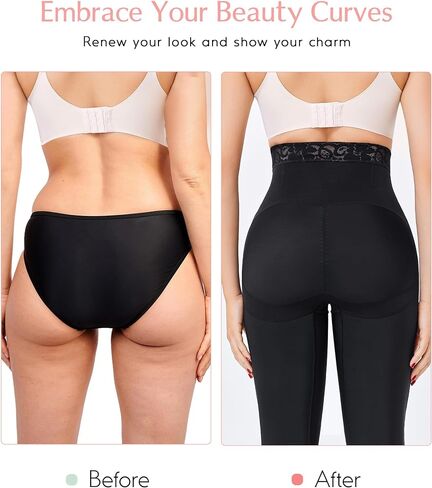 MERYOSZ Shapewear Tummy Control Shorts Body Shaper High Waisted Butt Lifting Panties Thigh Slimmer Capri Girdles in Saudi Arabia