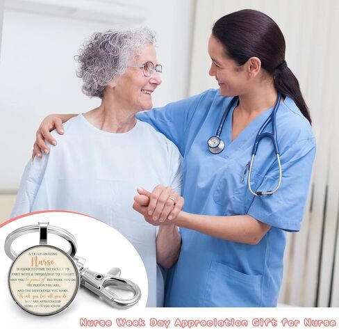 Bucherry 30 Sets Appreciation Nurse Keychains for Women with Thank You Tags Motivational Nurse Gifts in Bulk Nursing Gifts for Women Medical Assistants CNA Students Practitioner Graduation in Saudi Arabia