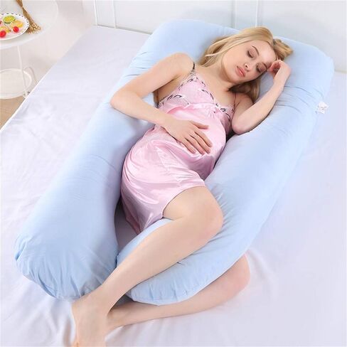 Pregnancy Pillow Cover/U Shaped Pillow Cover/Pregnancy Pillow Case/Maternity Pillow Case/Pillowcase with Removable Cotton Cover 57x30 Inch for Pregnancy Pillow Gray in Saudi Arabia