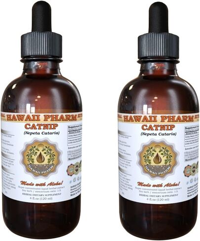 Catnip Liquid Extract, Organic Catnip (Nepeta Cataria) Tincture Supplement 2 oz in Saudi Arabia