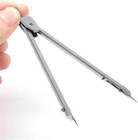 Utoolmart Professional Geometry Compass Set,Math Compass, Drawing Compass, Metal Precision Compass for Drafting, School, Woodworking 1 Pcs in Saudi Arabia