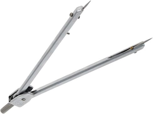 Utoolmart Professional Geometry Compass Set,Math Compass, Drawing Compass, Metal Precision Compass for Drafting, School, Woodworking 1 Pcs in Saudi Arabia