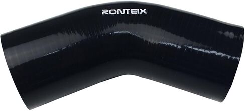 خرطوم السيليكون Ronteix Universal 4 طبقات عالي الأداء 45 درجة للكوع (1.5 بوصة (38 مم)، أسود) in Saudi Arabia