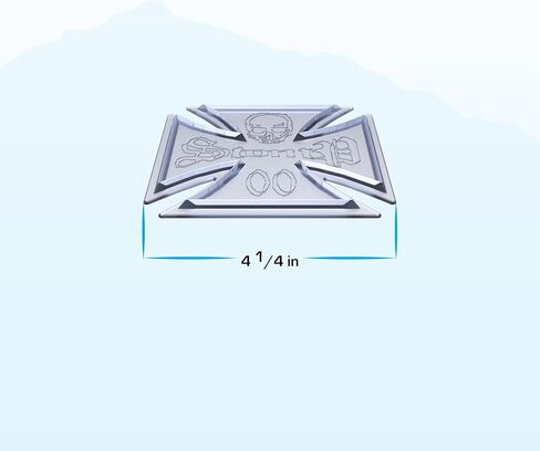 وسادة ستومب جريب الفاخرة على الجليد | الصليب الحديدي | مجموعة ثلاثية الأبعاد | ملصق ثلاثي الأبعاد in Kuwait