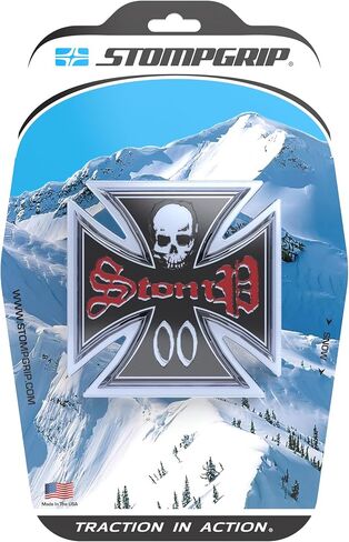 Stompgrip Premium Snowboard Stomp Pad | Iron Cross | 3D Collection | 3D Decal in Saudi Arabia