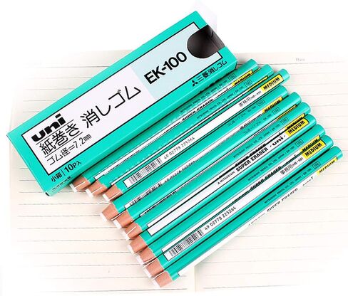 Hand Tear Sketch Eraser Pen-Style Shape Pencil Eraser Pen Round Tip Highlight Rubber School Supplies 10 Pack in Saudi Arabia