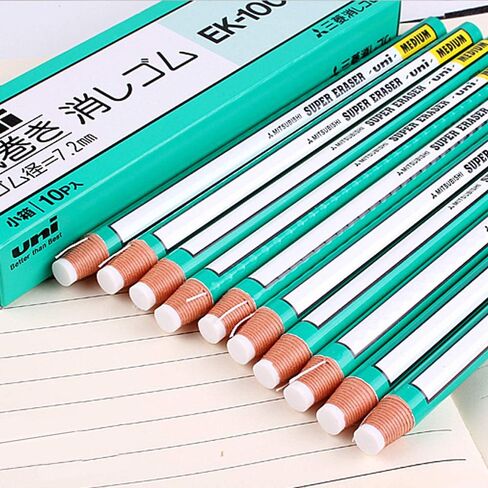 Hand Tear Sketch Eraser Pen-Style Shape Pencil Eraser Pen Round Tip Highlight Rubber School Supplies 10 Pack in Saudi Arabia
