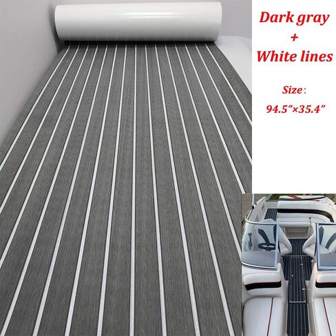 إيفا رغوة قارب الأرضيات ورقة 94.5 "× 35.4" فو خشب الساج التزيين حصيرة عدم الانزلاق وذاتية اللصق وسادة الأرضيات للقوارب اليخوت منصة السباحة RV الطابق كاياك ركوب الأمواج عربة الغولف in Saudi Arabia