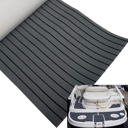 إيفا رغوة قارب الأرضيات ورقة 94.5 "× 35.4" فو خشب الساج التزيين حصيرة عدم الانزلاق وذاتية اللصق وسادة الأرضيات للقوارب اليخوت منصة السباحة RV الطابق كاياك ركوب الأمواج عربة الغولف in Saudi Arabia