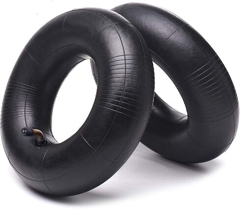 Mecotime 2 Pack 4.10/3.50-4" Inner Tire Tubes TR87 Bent Valve Stem 10'' Pneumatic Tires Replacement Inner Tire Tube for Lawn Mover Wheelbarrows Snowblowers Generators Dolly Cart Hand Trucks Trailers in Saudi Arabia