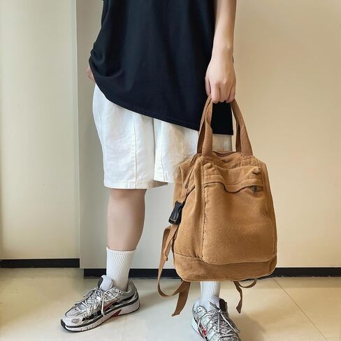 Mini Canvas Backpack for Women Girls Cute Small Backpack Purse Aesthetic Backpack, Black in Saudi Arabia