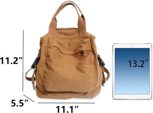 Mini Canvas Backpack for Women Girls Cute Small Backpack Purse Aesthetic Backpack, Black in Saudi Arabia