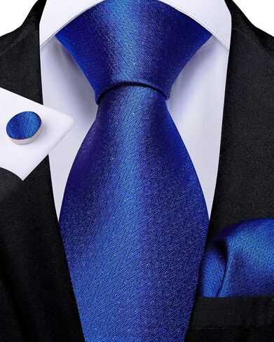 DiBanGu 2PCS Set for Father and Son Tie Mens Silk Necktie Adjustable Boys Tie and Pocket Square Cufflinks for Wedding Party in Saudi Arabia
