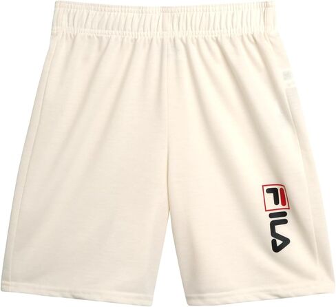 Fila Boys' Shorts Set - 2 Piece Basic T-Shirt and French Terry Sweat Shorts - Casual Summer Outfit Set for Boys (4-12) in Saudi Arabia