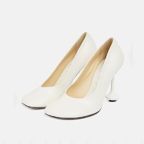 Sexy White Women's Fashion Strange Style Heel Stiletto Pumps, Elegant Round Toe Sweet Extreme High Heels for Party, Banquet and Fashion Show,9,White in Saudi Arabia
