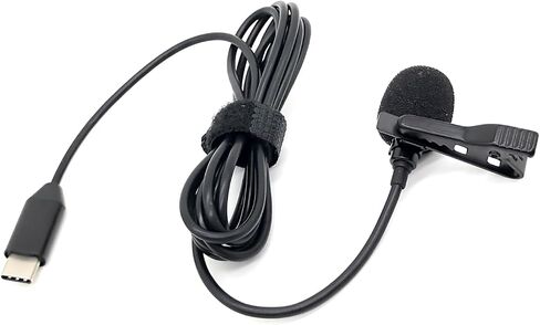 Tpye-C Omnidirectional Lavalier Lapel Microphone for Vlog Interview Streaming for DJI Action 2/3/4/Pocket 3 in Saudi Arabia
