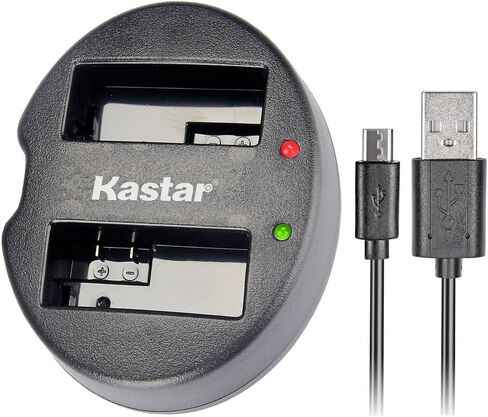 Kastar Dual USB Charger for Canon LP-E8, LC-E8E and Canon EOS 550D, EOS 600D, EOS 700D, EOS Rebel T2i, EOS Rebel T3i, EOS Rebel T4i, EOS Rebel T5i Cameras, Grip BG-E8 in Saudi Arabia