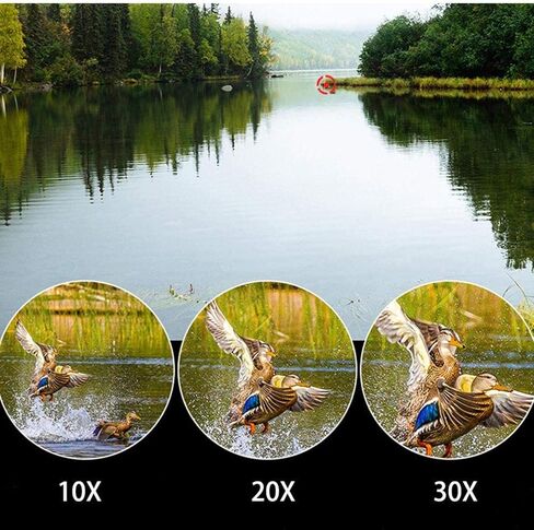 10-30x42 Monocular Telescope for Adults Astronomy, Binoculars High Power HD Zoom BAK4 Prism Lens Monocular Telescope Compact with Life Waterproof Monocular with Smartphone Adapter and Tripod in Saudi Arabia